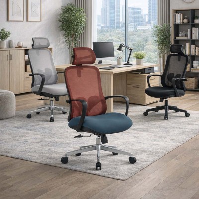 Ергономічне крісло Batterfly Light Grey Світло-Сірий